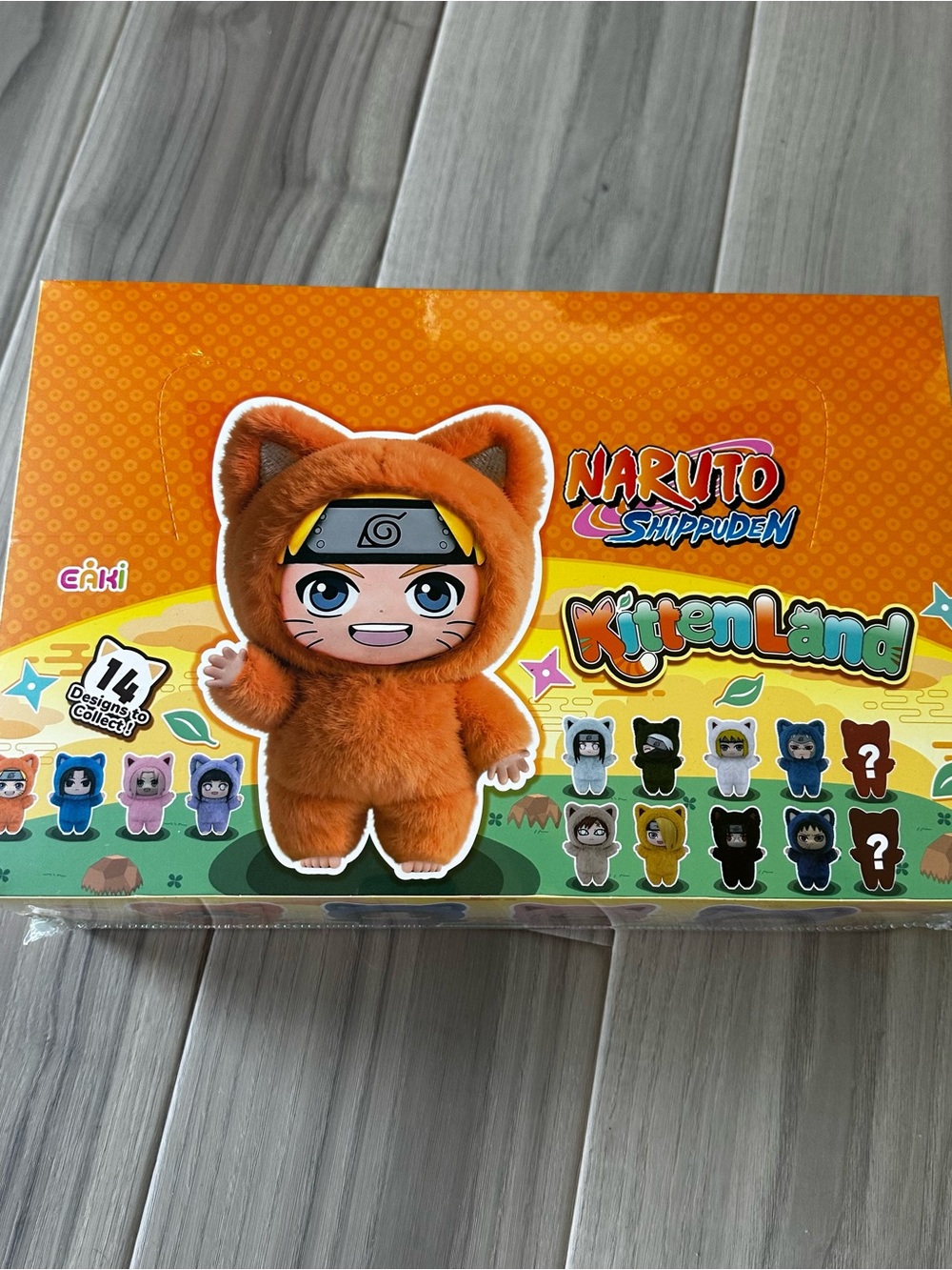 NARUTO Shippuden KittenLand Series Keychain Blind Box Full Case
